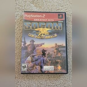 Socom 1 U.S. Navy Seals Greatest Hits Sony PlayStation 2 PS2 Game Red Label vide